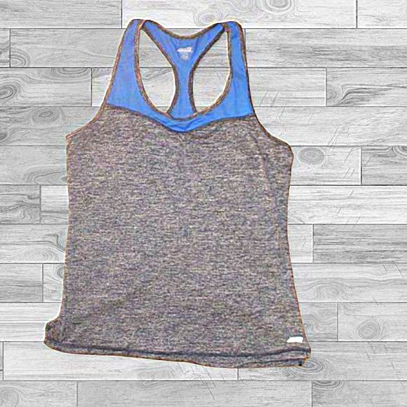 Avia  Racerback Tank Top Women’s medium Workout Shirt Exercise Gray athletic gym - Picture 3 of 7